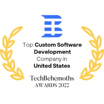 Techbehemoths, Top Custom Software Development Company in the U.S. 2022 Badge