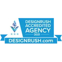 DesignRush Accredited Agency 2021 Badge