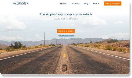 AUTOEXPORTS - Vehicle Exports App Modernization
