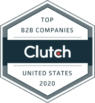 Clutch Top B2B Companies 2020 Badge