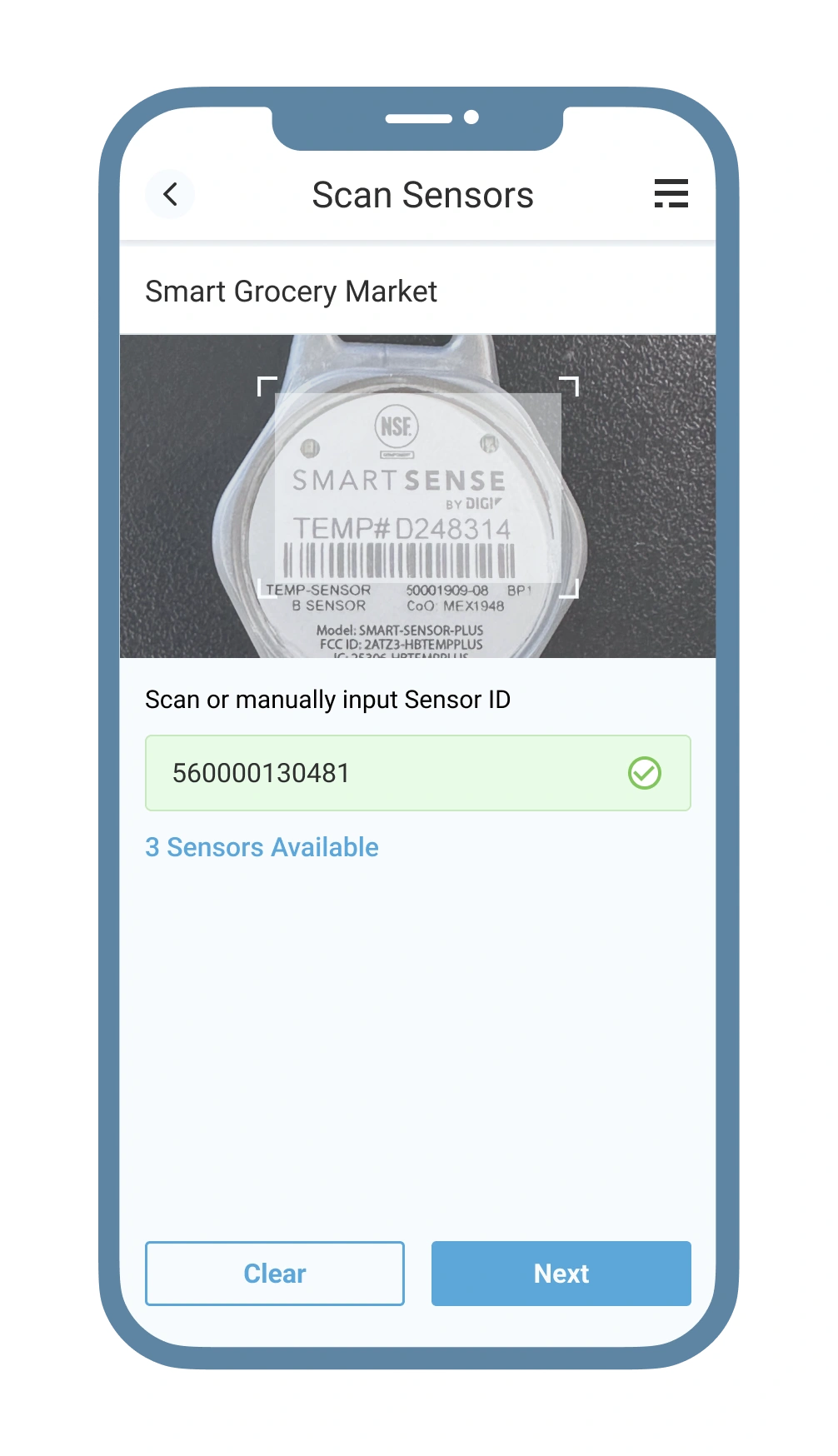 SmartSense: Key features - Scan Sensors