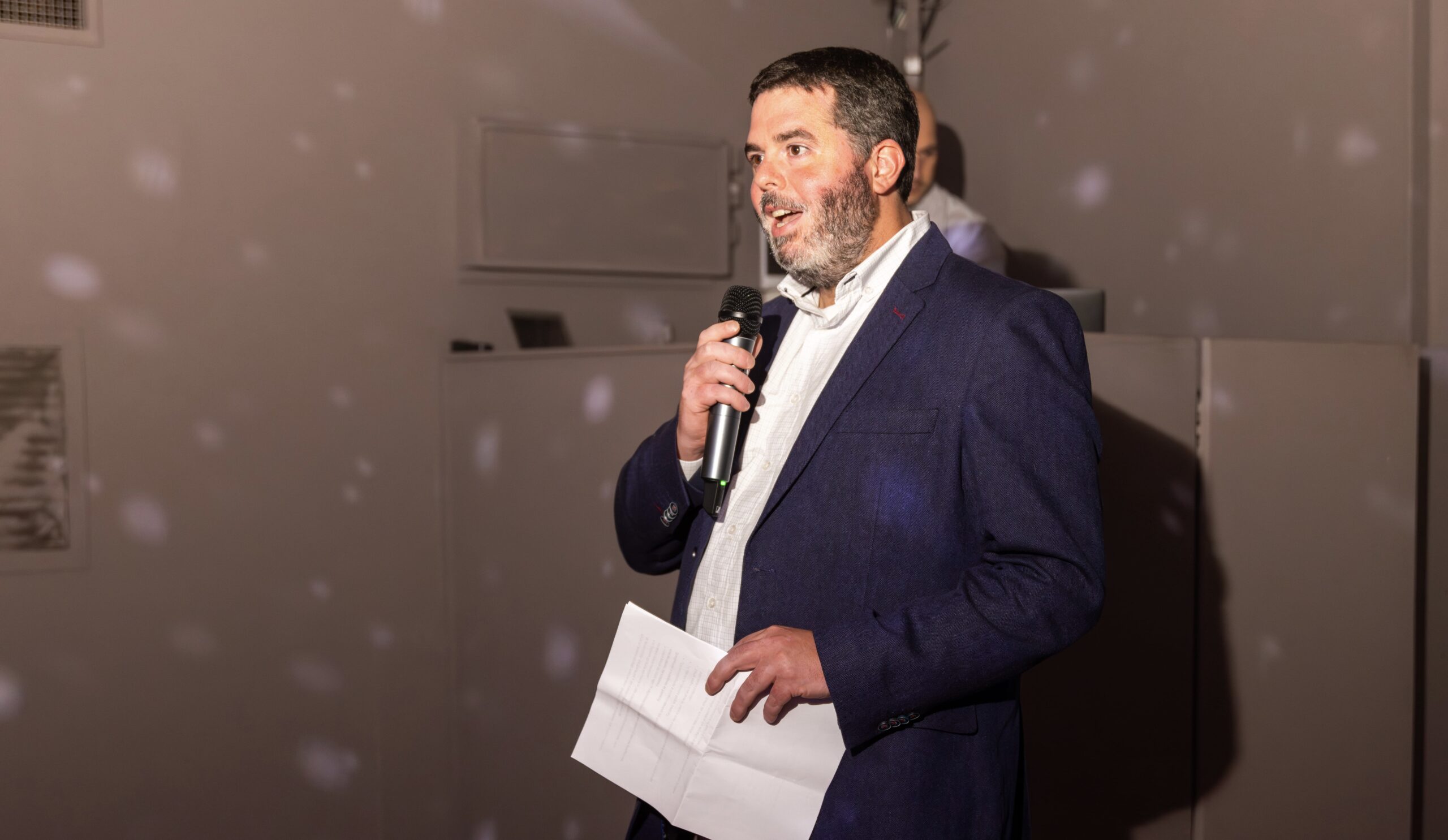 Bruno Bologna, CEO, during his speech at Kaizen Softworks 10-year anniversary