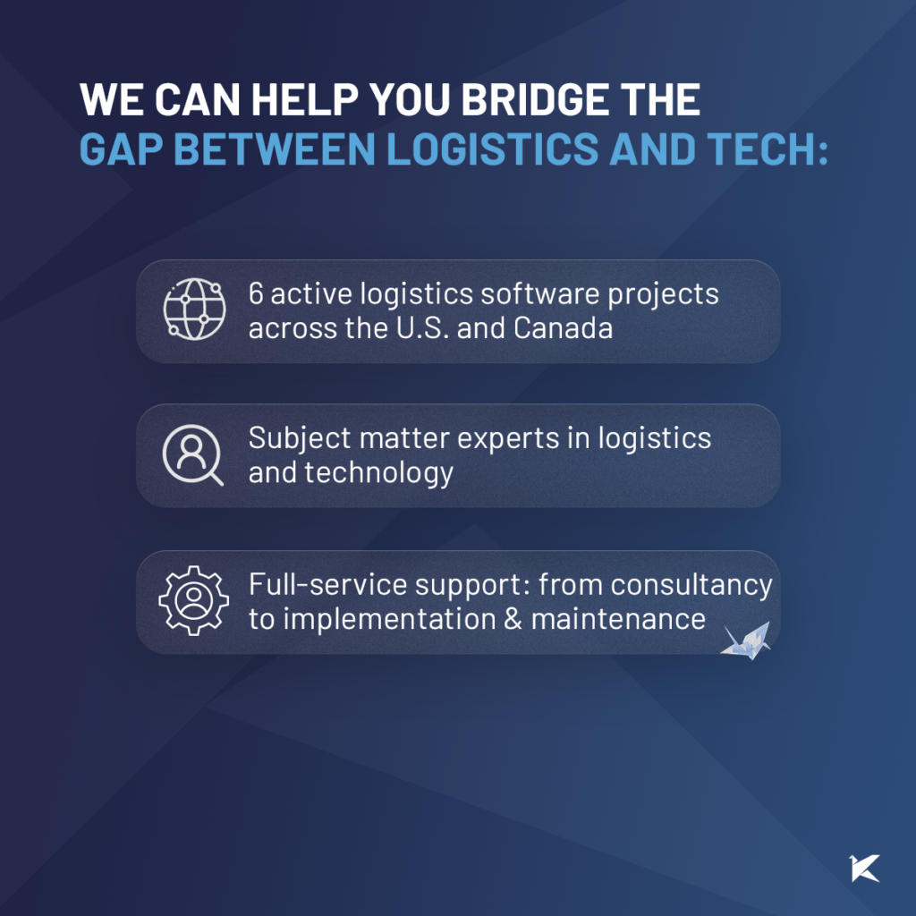 How Kaizen Softworks can help you bridge the gap between logistics and technology